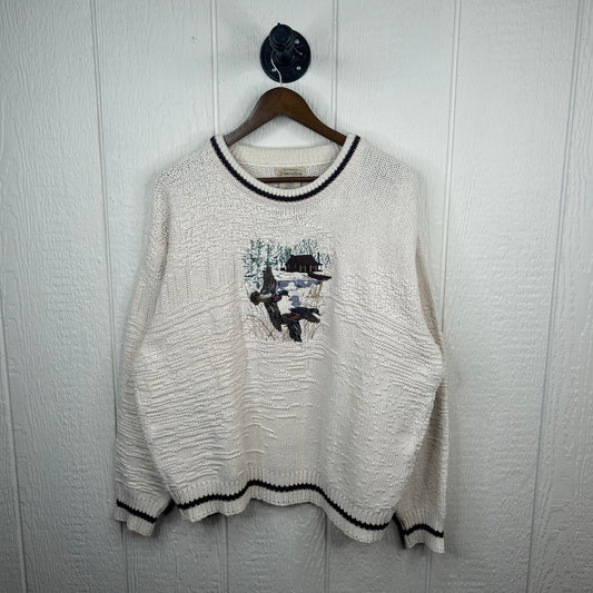 Vintage 90's Duck Gorpcore 3D Sweater (L)