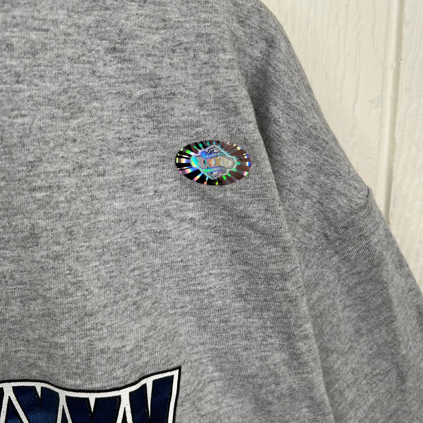 2001 Super Bowl XXXV Ravens vs. Giants Graphic Tee (XL)