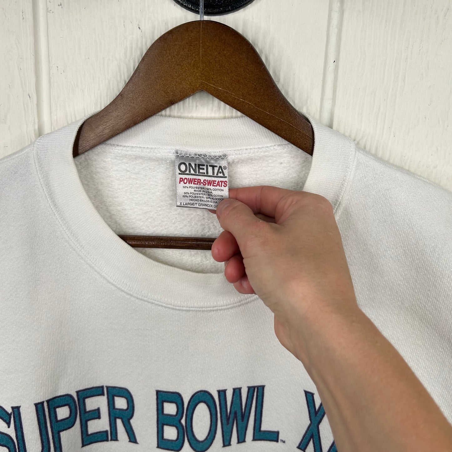 Vintage 1996 Super Bowl XXX Steelers vs. Cowboys Crewneck (XL)
