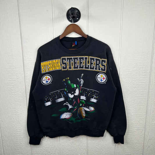 Vintage 1994 Marvin the Martian Pittsburgh Steelers Graphic Crewneck (M/L)