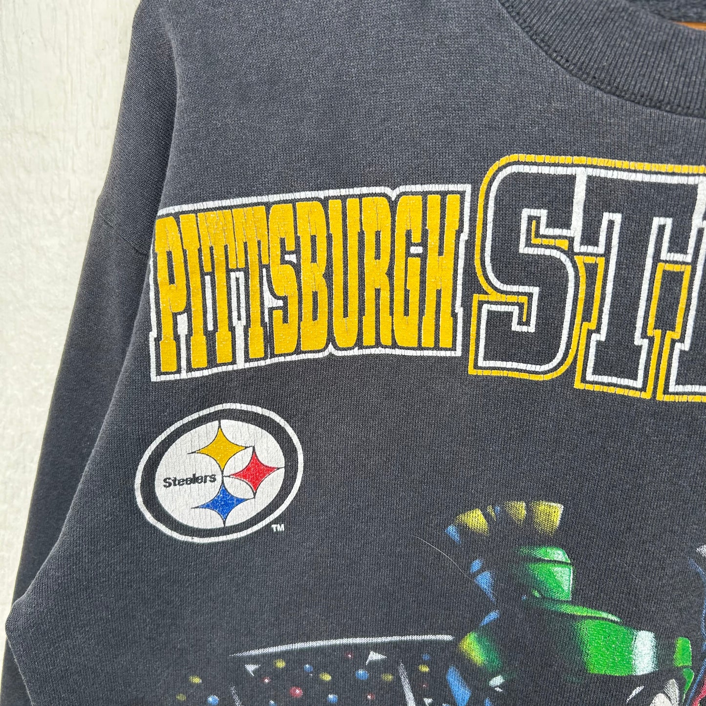 Vintage 1994 Marvin the Martian Pittsburgh Steelers Graphic Crewneck (M/L)