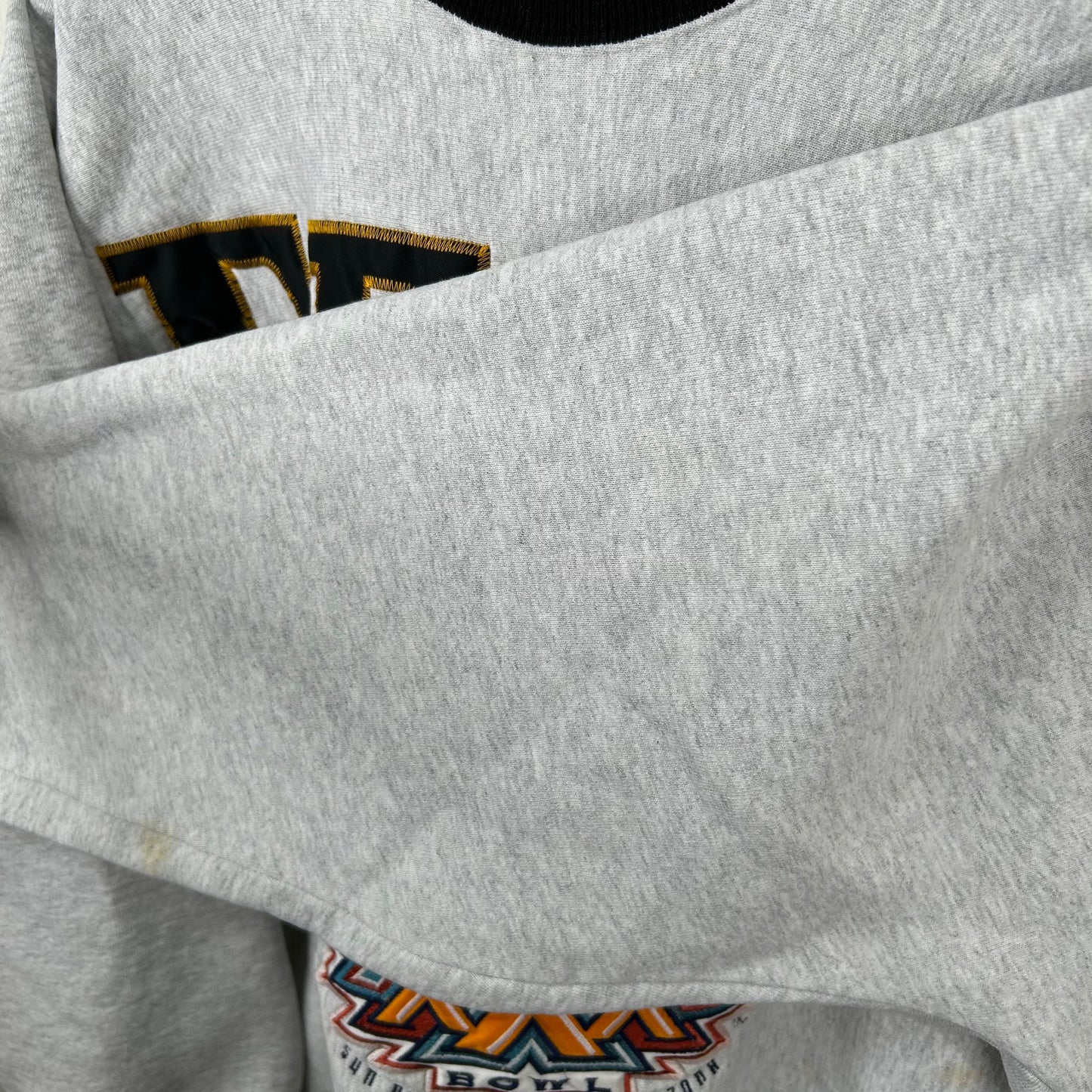 Vintage 90's Pittsburgh Steelers Super Bowl XXX Spell Out Crewneck (L)
