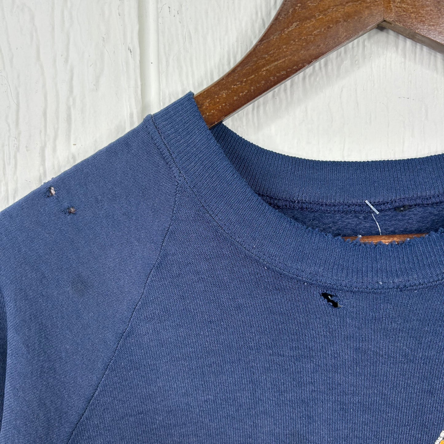 Vintage 80's West Virginia Mountaineers Seal Logo Crewneck (L)