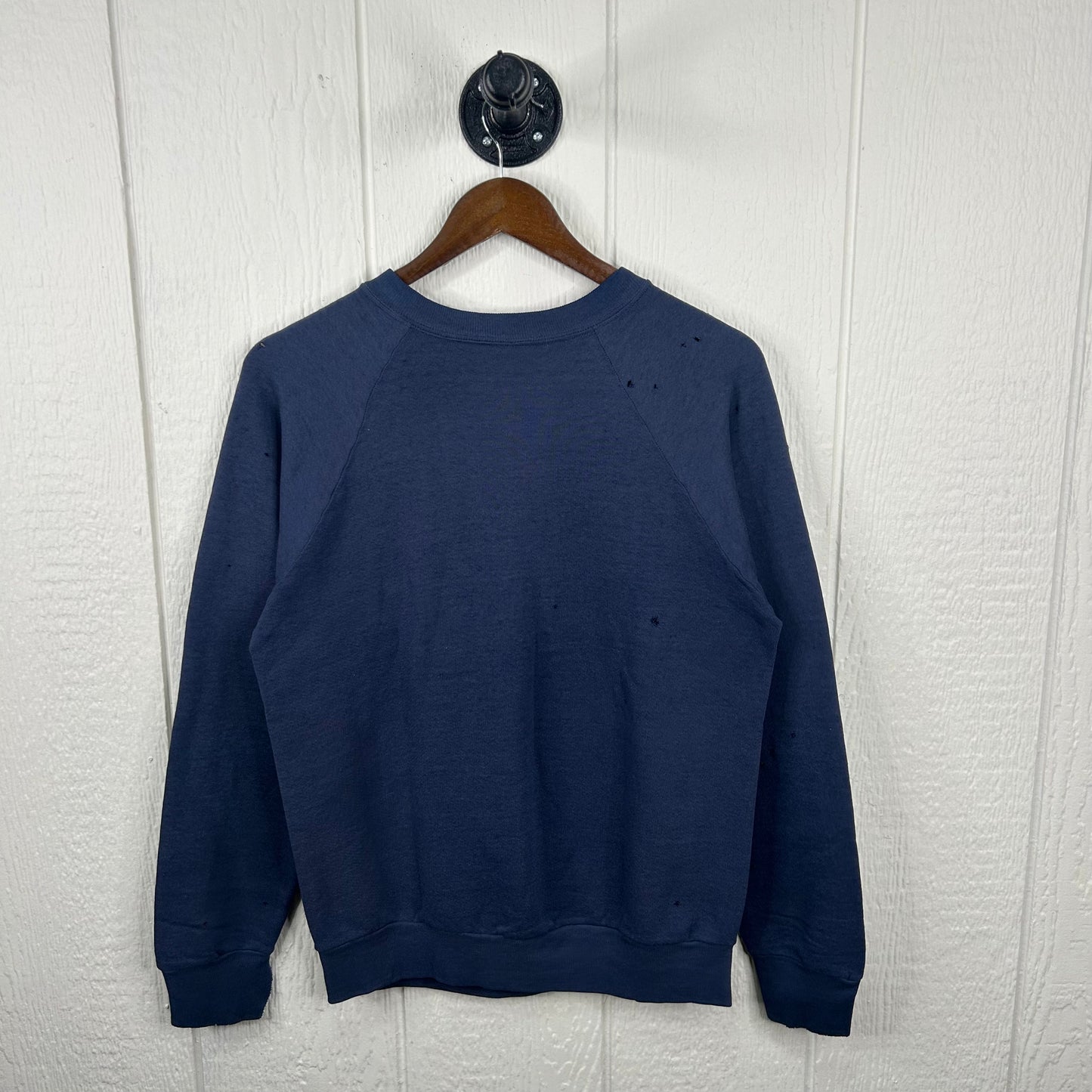 Vintage 80's West Virginia Mountaineers Seal Logo Crewneck (L)