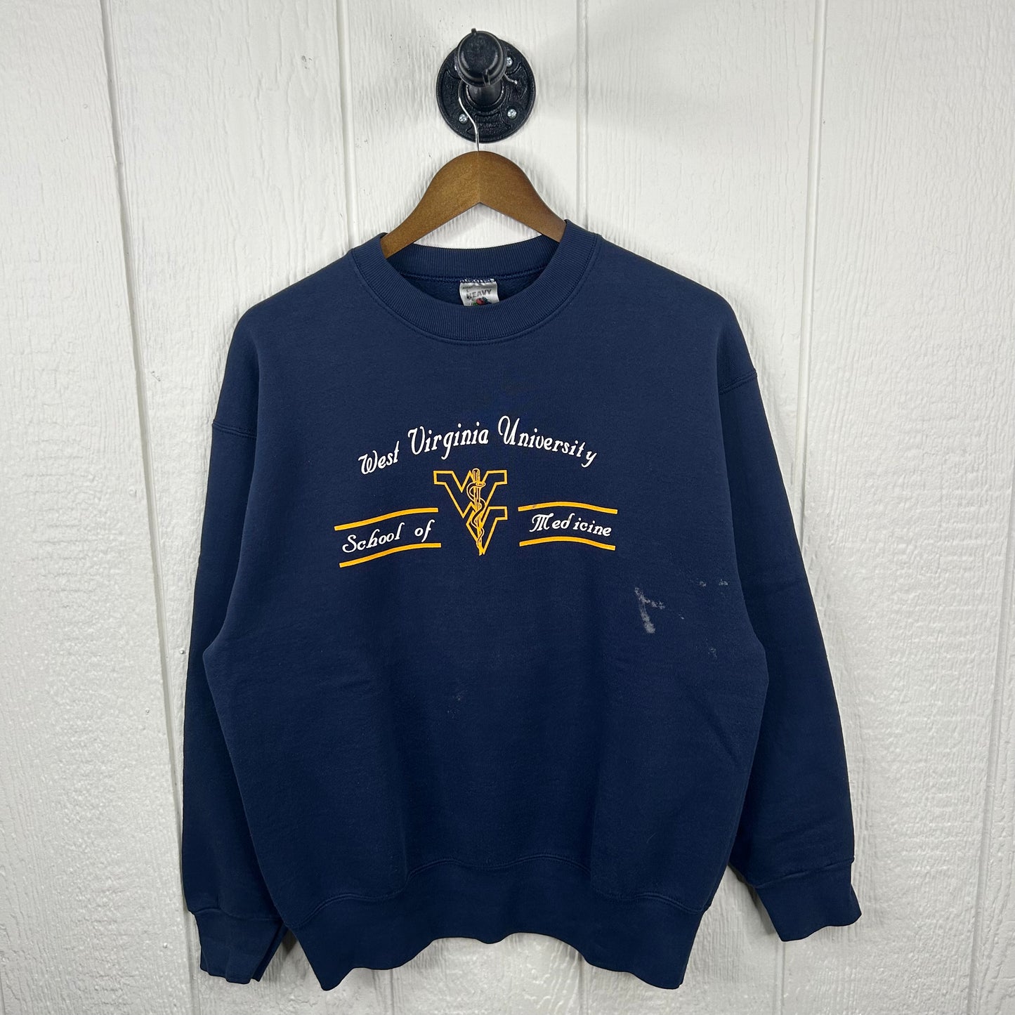 Vintage 80's West Virginia University School of Medicine Crewneck (L)