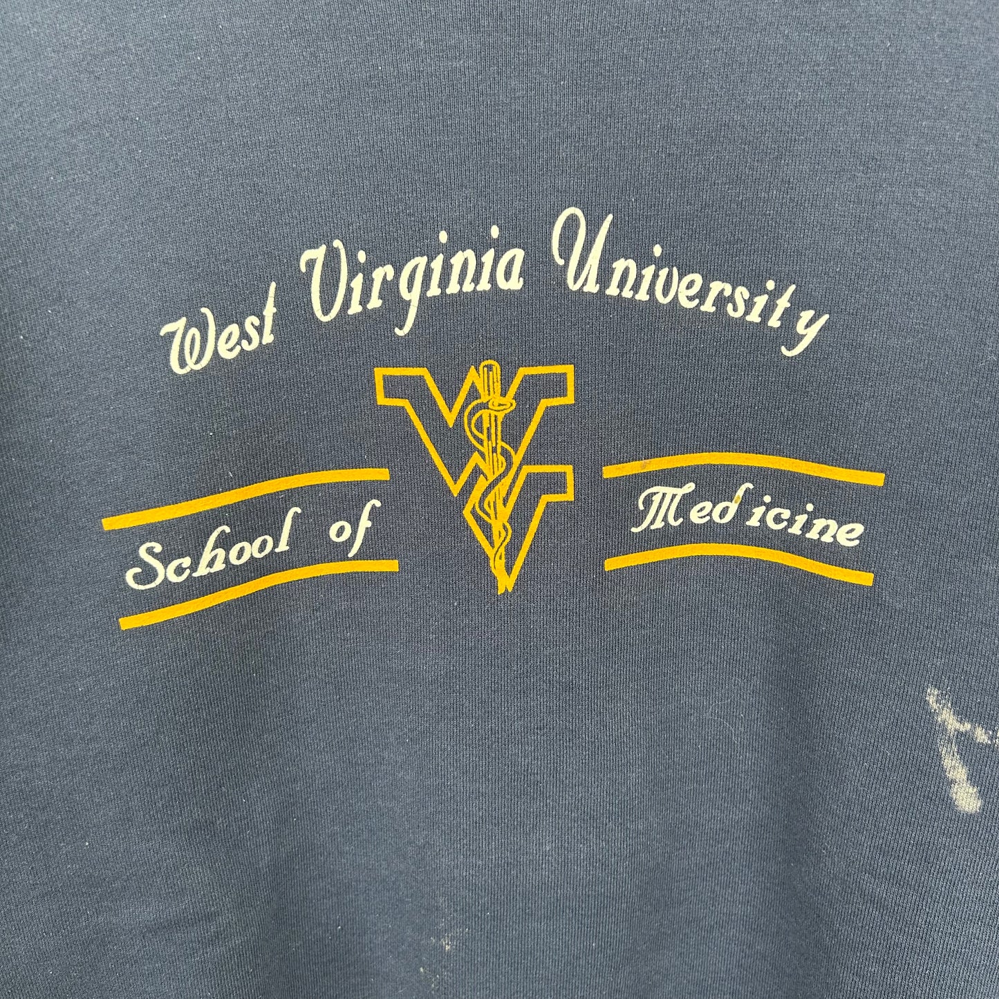 Vintage 80's West Virginia University School of Medicine Crewneck (L)