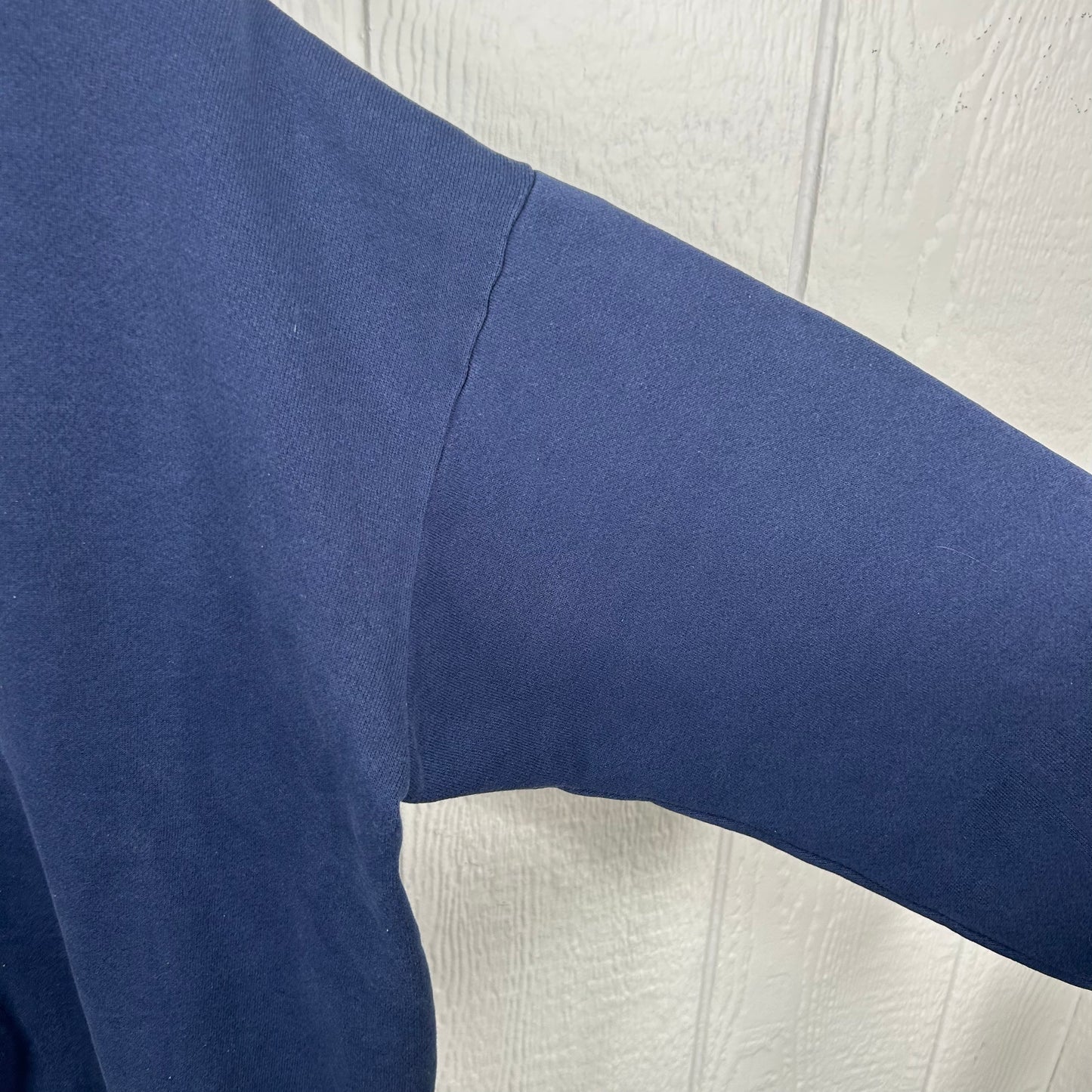 Vintage 90's Embroidered West Virginia Mountaineers Navy Crewneck (XL)