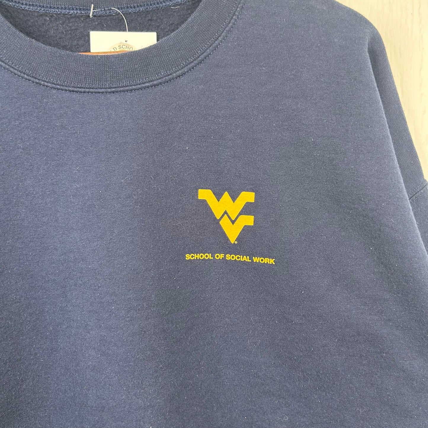 WVU School of Social Work 'Always Choose Kindness' Navy Crewneck (XL)