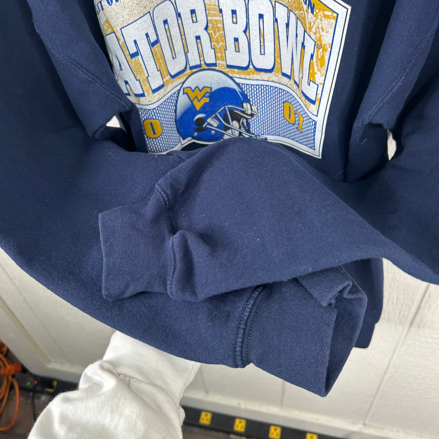 2007 WVU Mountaineers Football Gator Bowl Crewneck (XL)