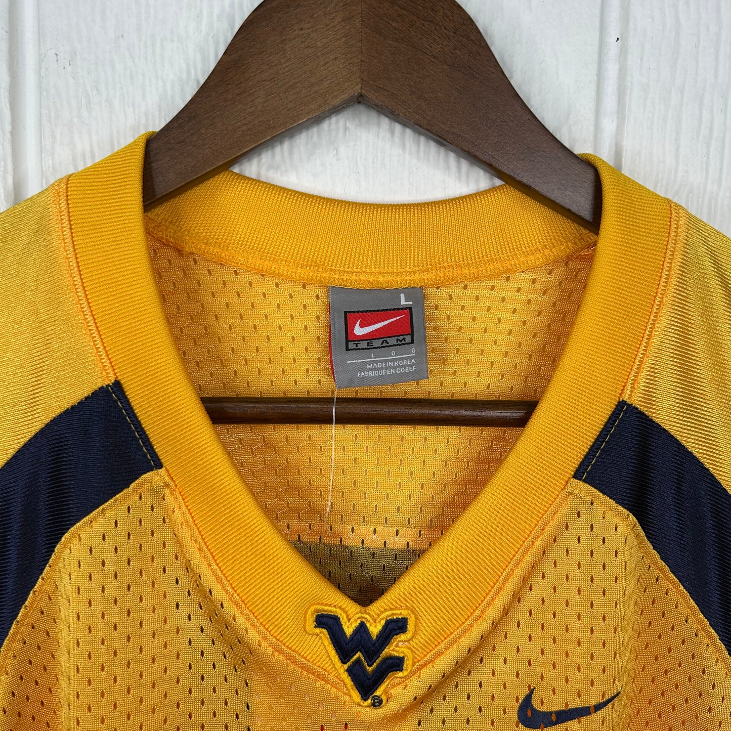 NWT Y2K Nike WVU Pat White Football Jersey (L)