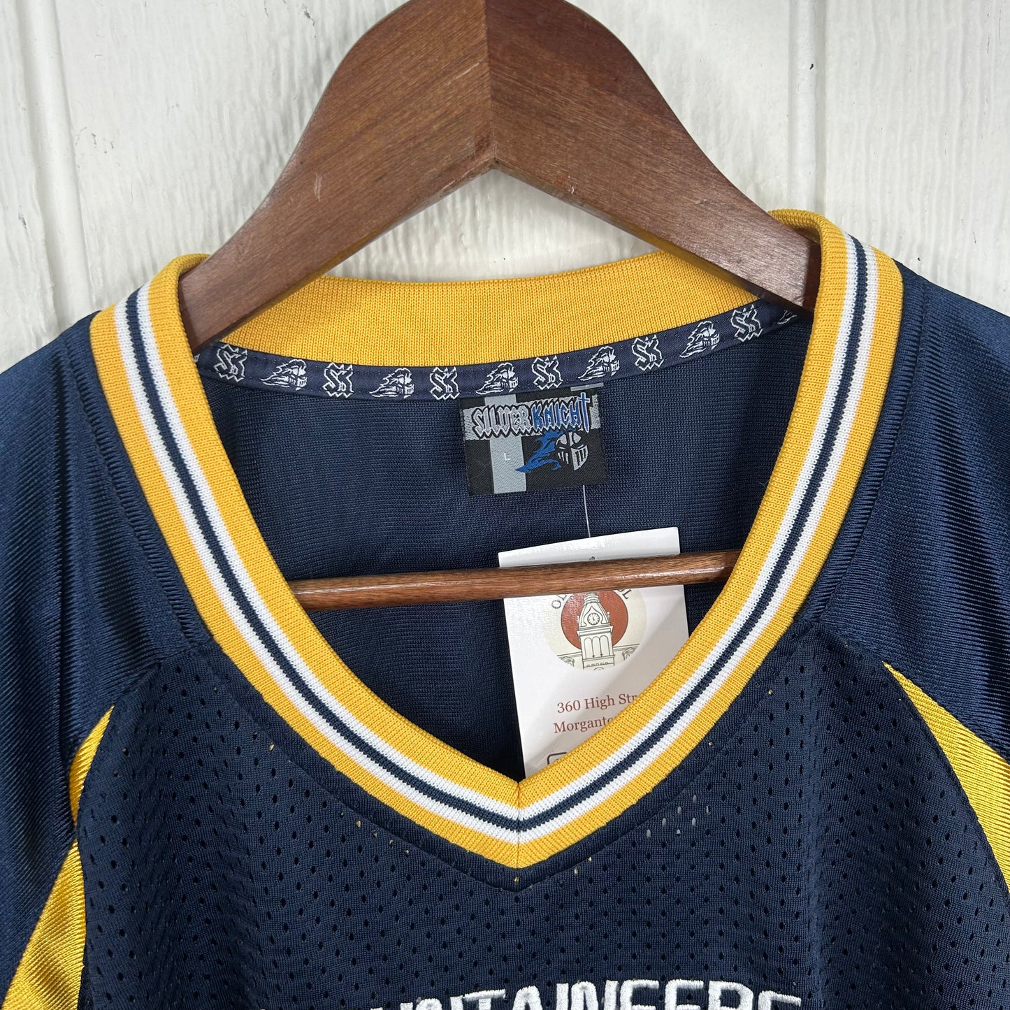 Y2K WVU Mountaineers Pat White Number 5 Football Jersey (L)
