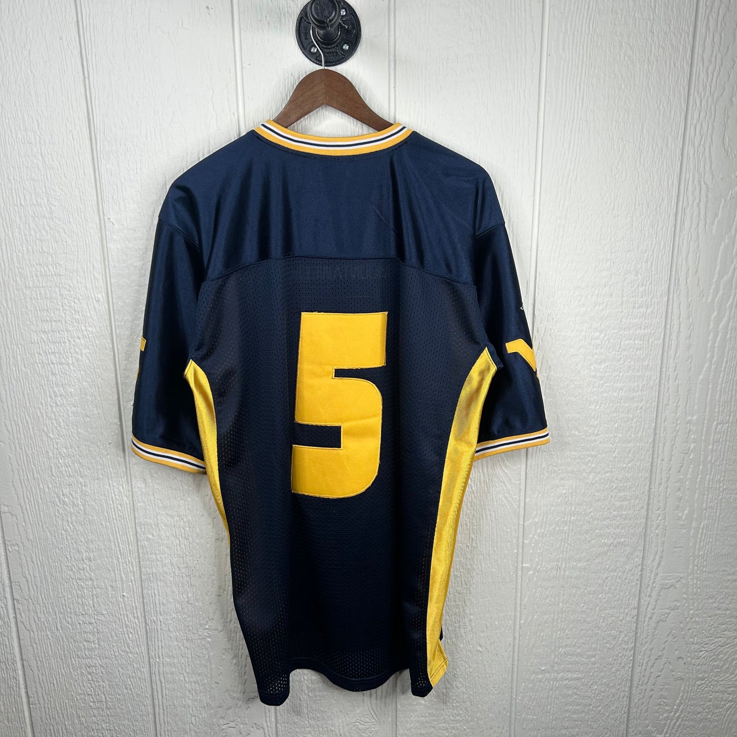 Y2K WVU Mountaineers Pat White Number 5 Football Jersey (L)