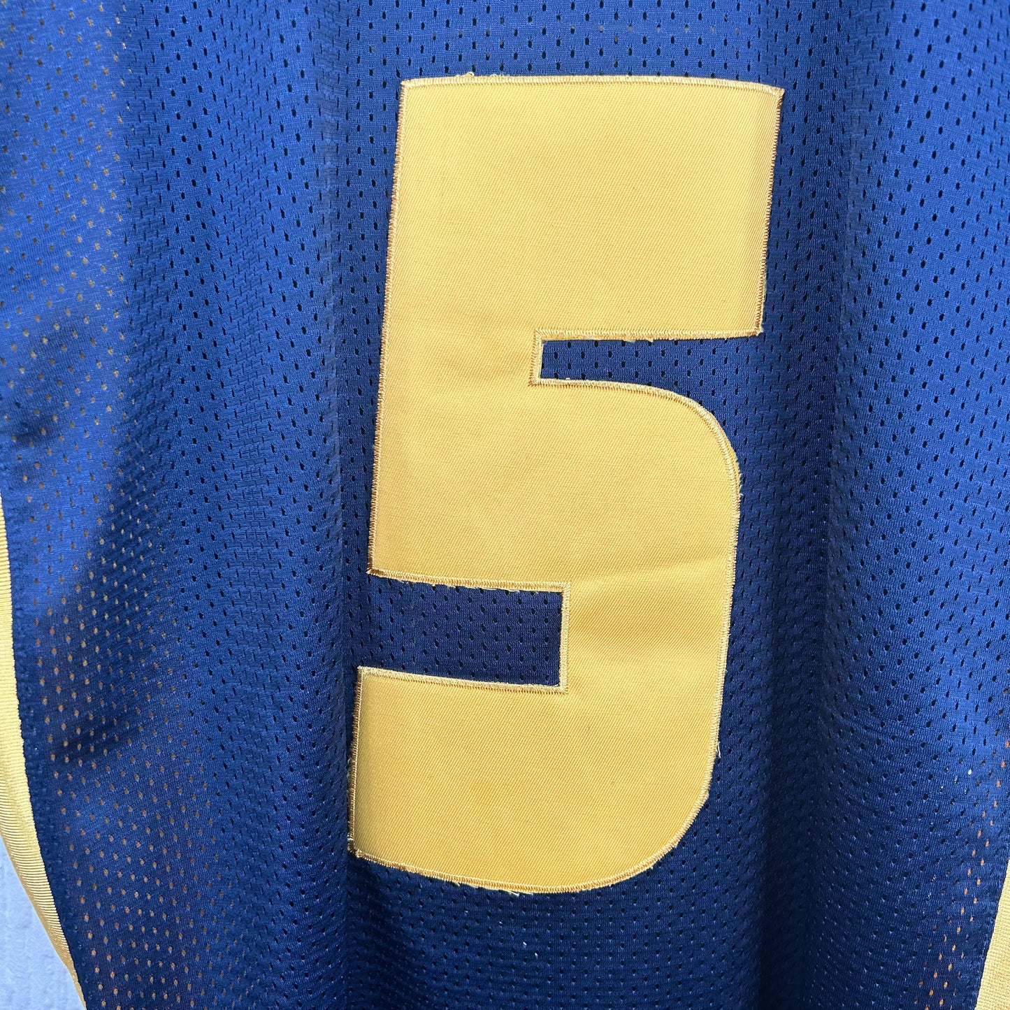 Y2K WVU Mountaineers Pat White Number 5 Football Jersey (L)