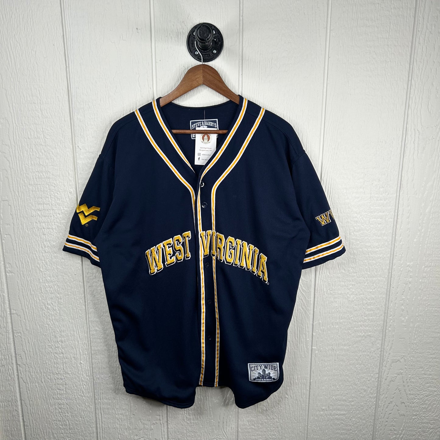 Y2K WVU Mountaineers Baseball Jersey (L)