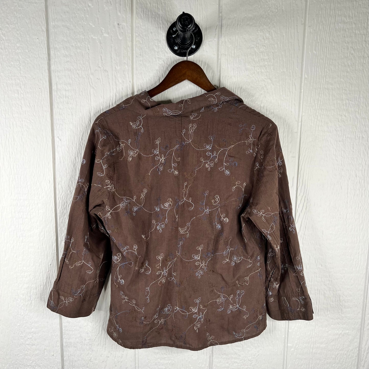 Vintage Brown Blouse (WL)