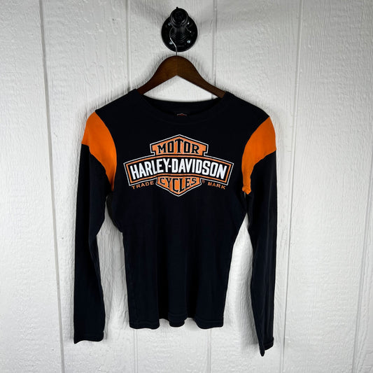 Vintage Harley Davidson Longsleeve baby tee (M)