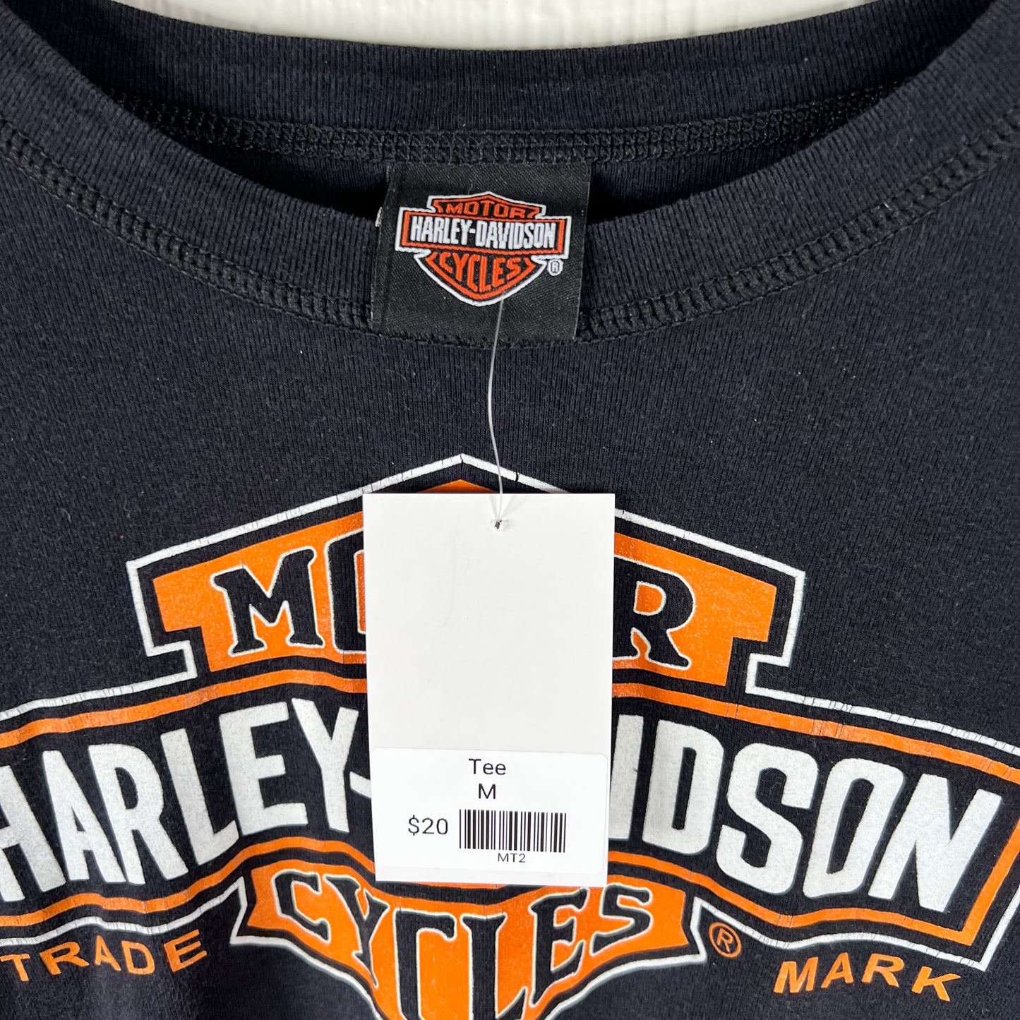 Vintage Harley Davidson Longsleeve baby tee (M)