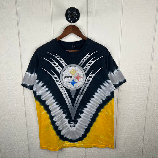 Y2K Pittsburgh Steelers Football Tie-Dye Tee (L)