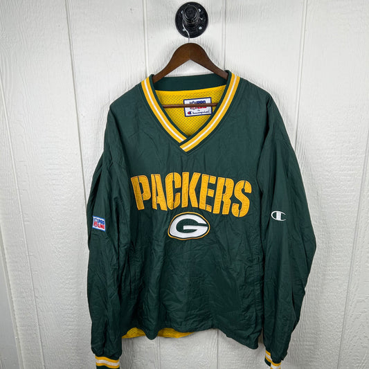 Vintage 90's Champion Packers NFL Windbreaker (M)