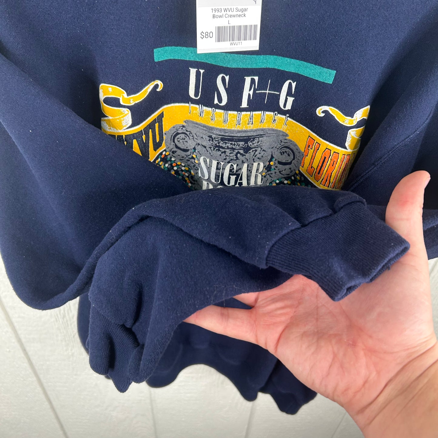 Vintage WVU Sugar Bowl Crewneck (L