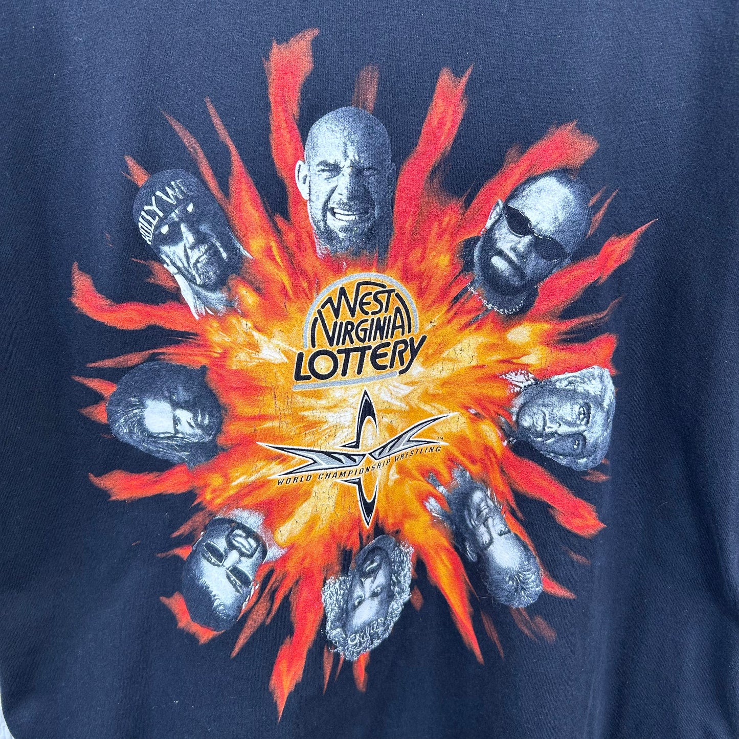 Vintage West Virginia Lottery x WCW Graphic Tee (XL)