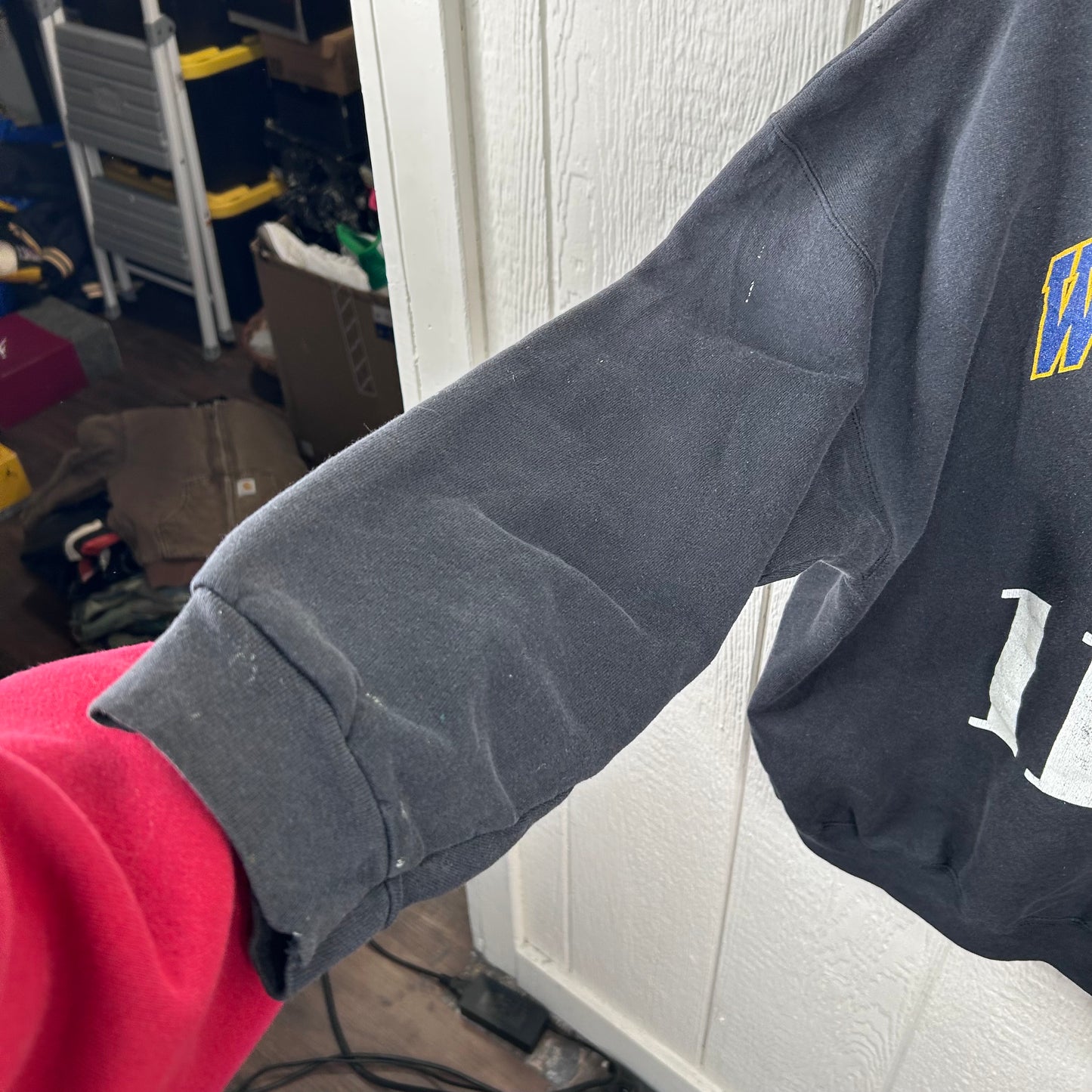Vintage 90's West Virginia Football 110% Graphic Crewneck (XL)