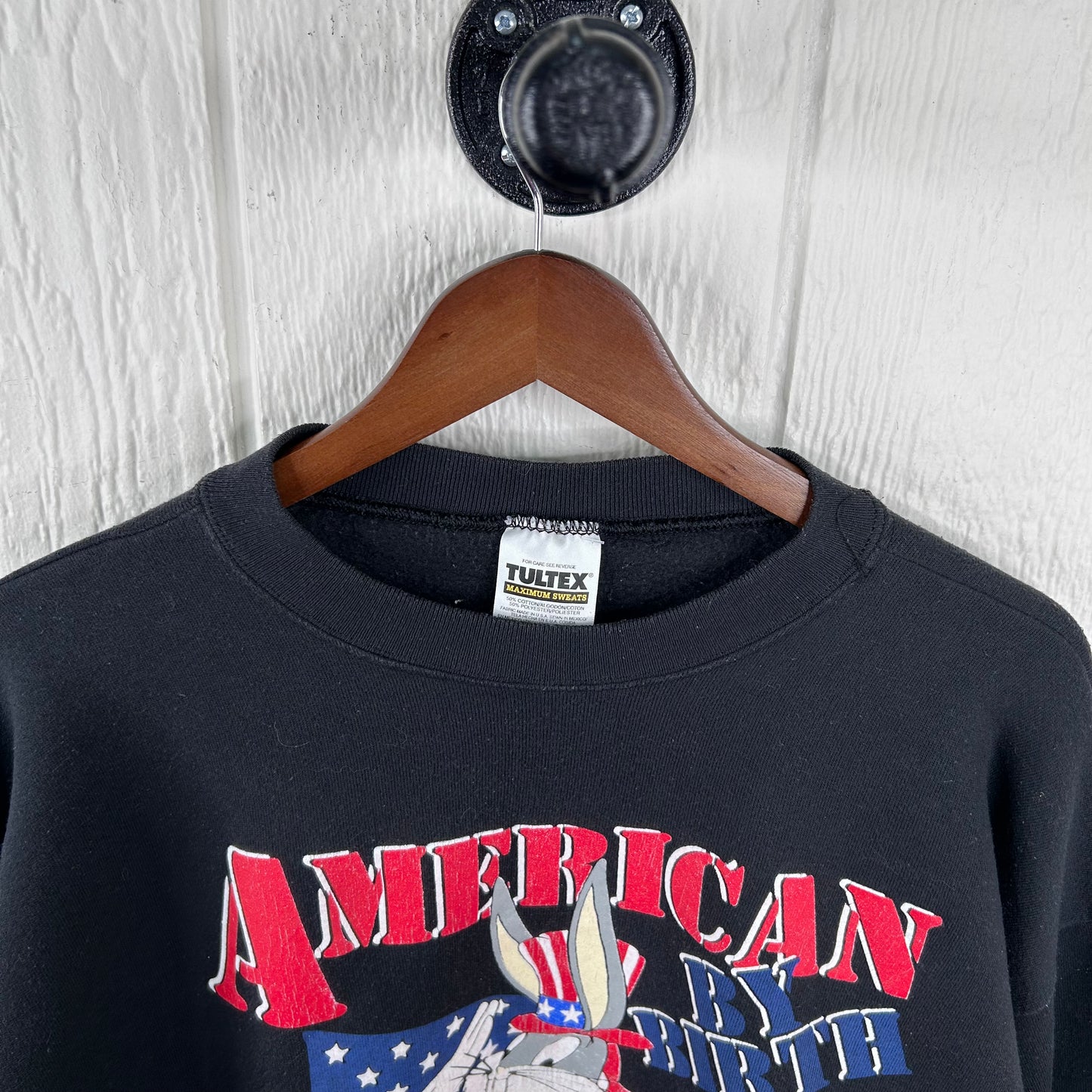 Vintage 1995 'American by Birth, West Virginia by Choice' Crewneck (XL)