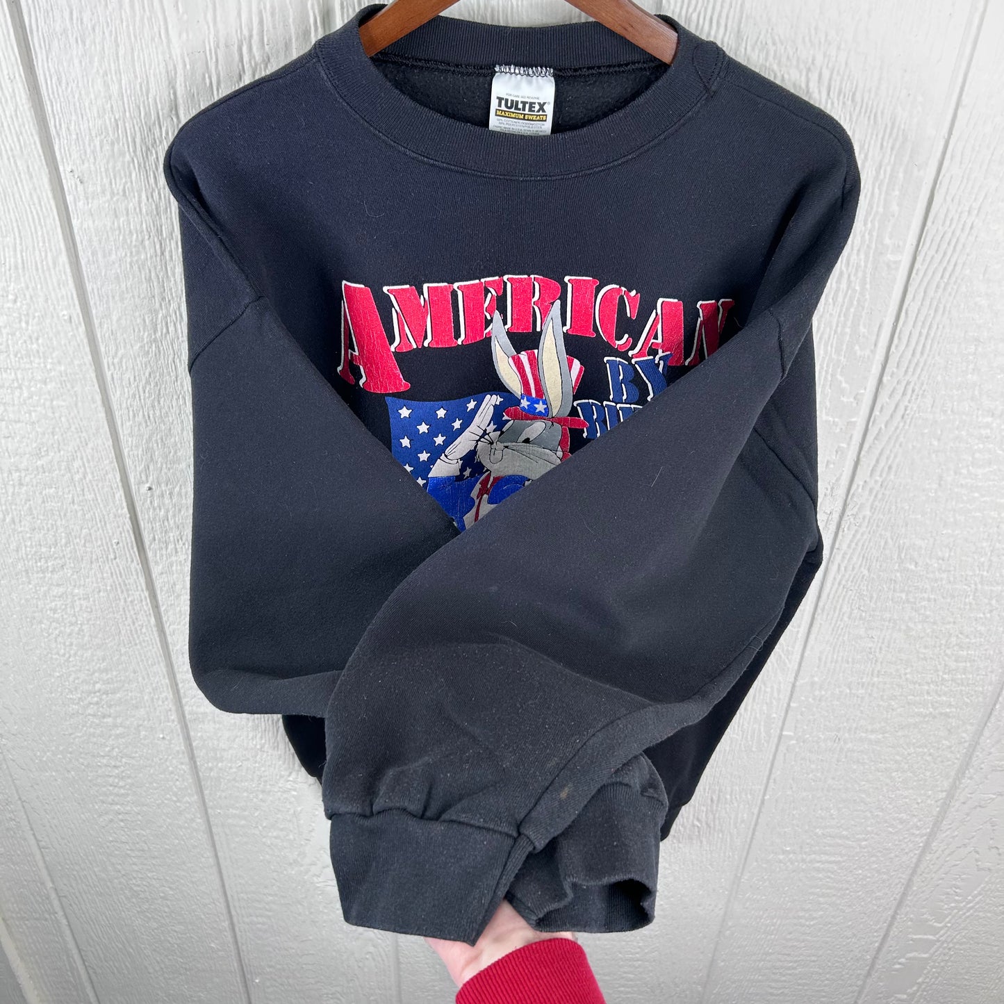 Vintage 1995 'American by Birth, West Virginia by Choice' Crewneck (XL)
