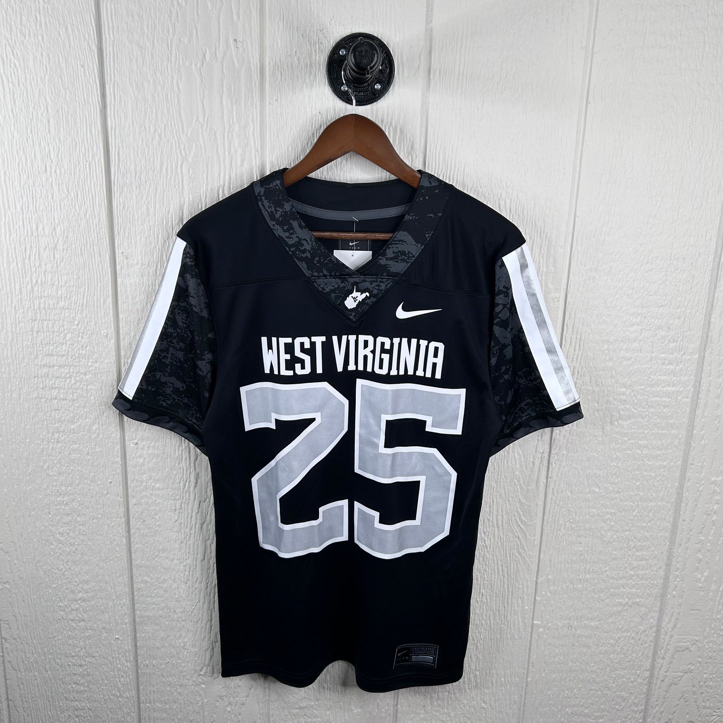 Nike WVU Football Coach Rush Number 25 Jersey (S)