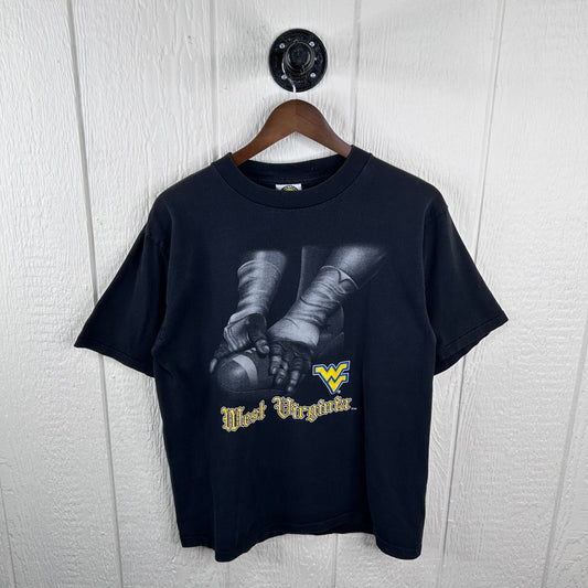 Y2K West Virginia Football Player Graphic Tee (L)