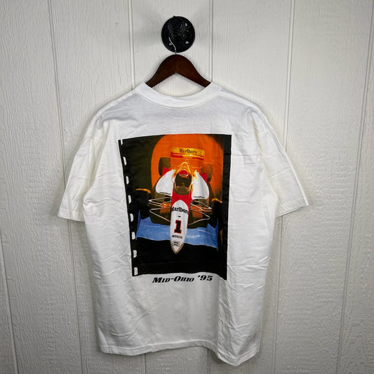 Vintage 90's Marlboro Team Penske Ohio Racing Graphic Tee (XL)