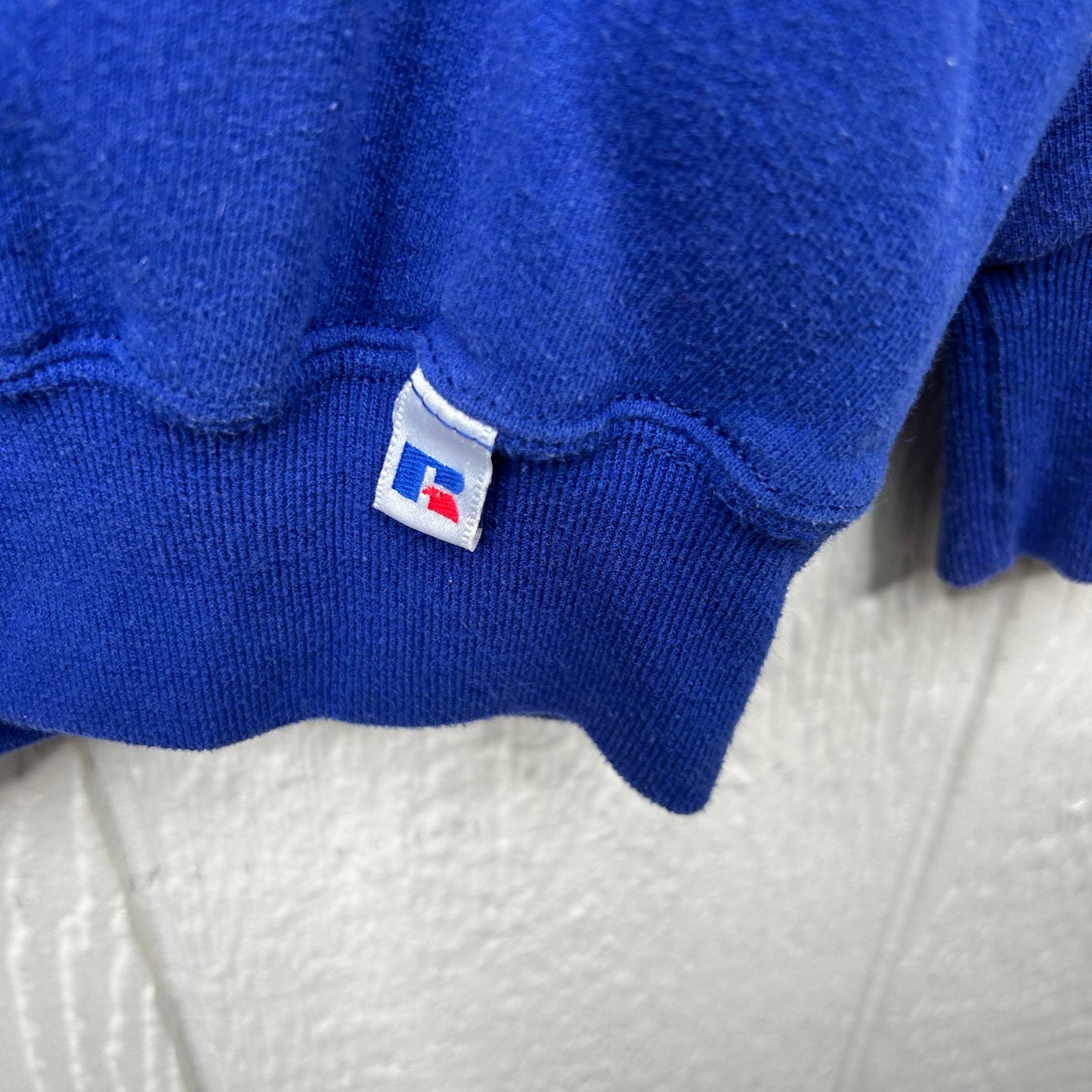 Vintage Heavyweight Royal Blue Old School Screen Printed Crewneck (XXL)