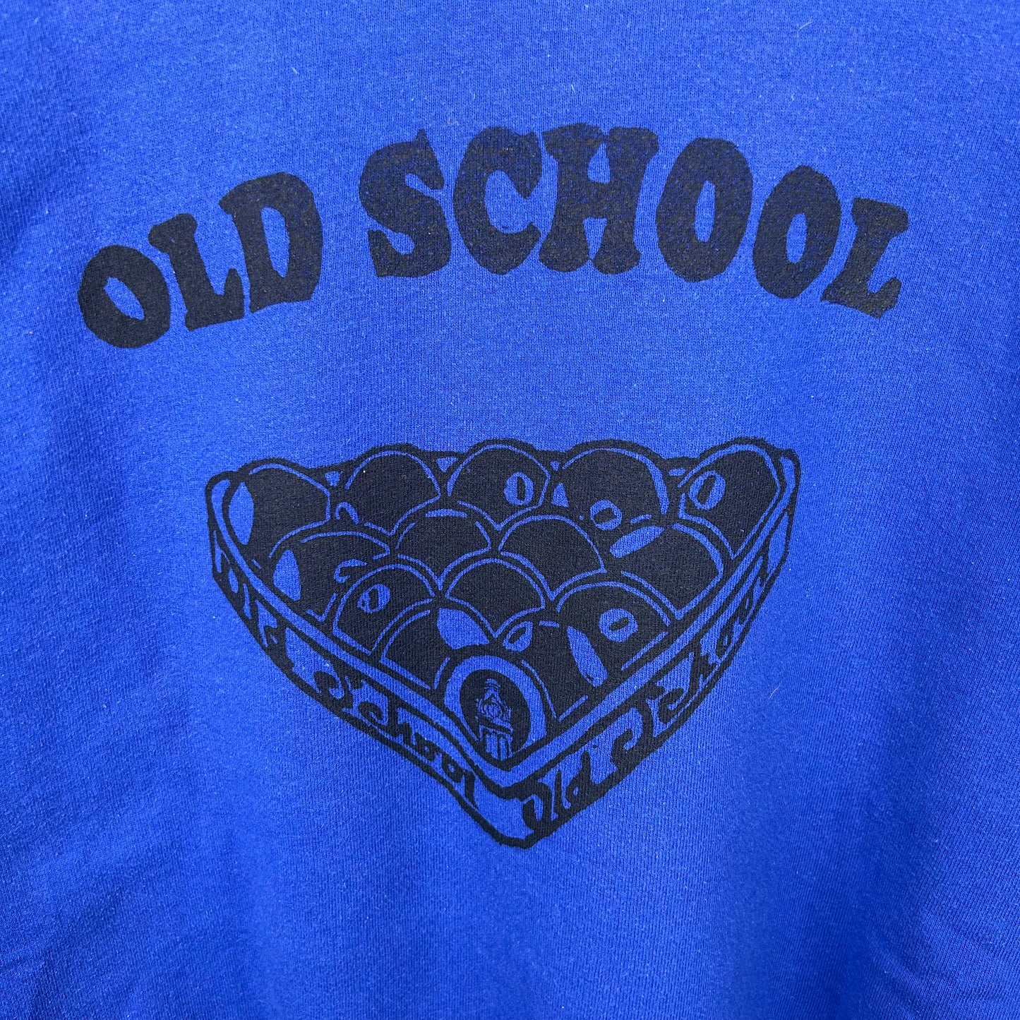 Vintage Heavyweight Royal Blue Old School Screen Printed Crewneck (XXL)