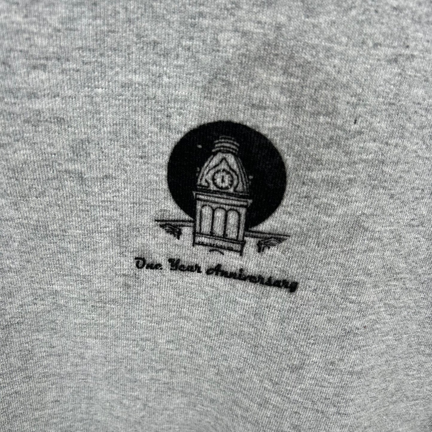 Vintage Light Gray Old School Screen Printed Crewneck (XXL)