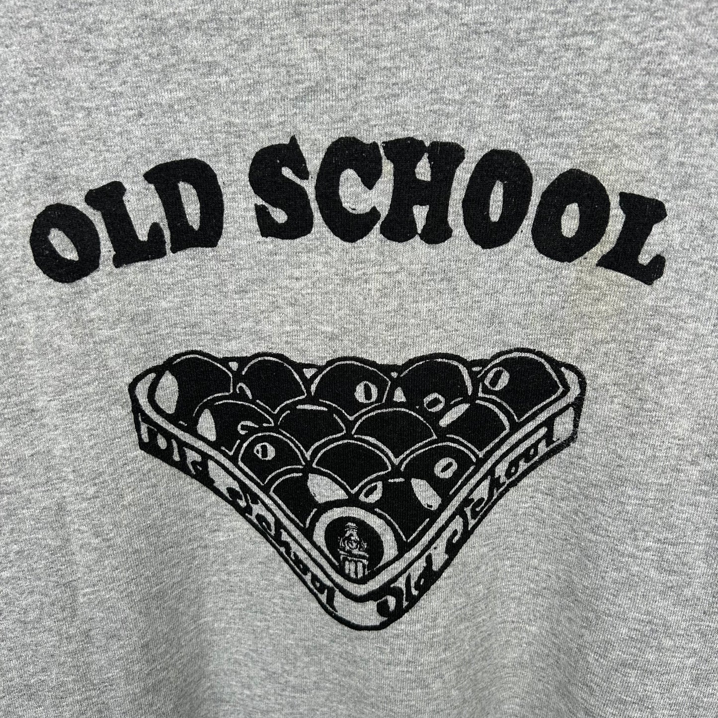 Vintage Light Gray Old School Screen Printed Crewneck (XXL)