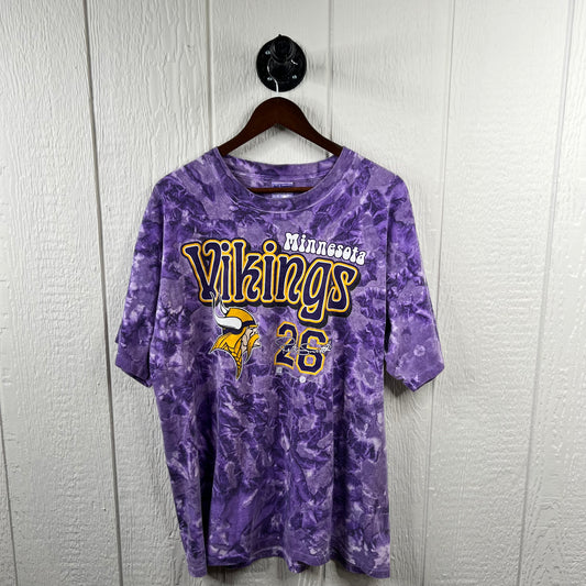 Vintage Minnesota Vikings Tie Dye Tee (XL)