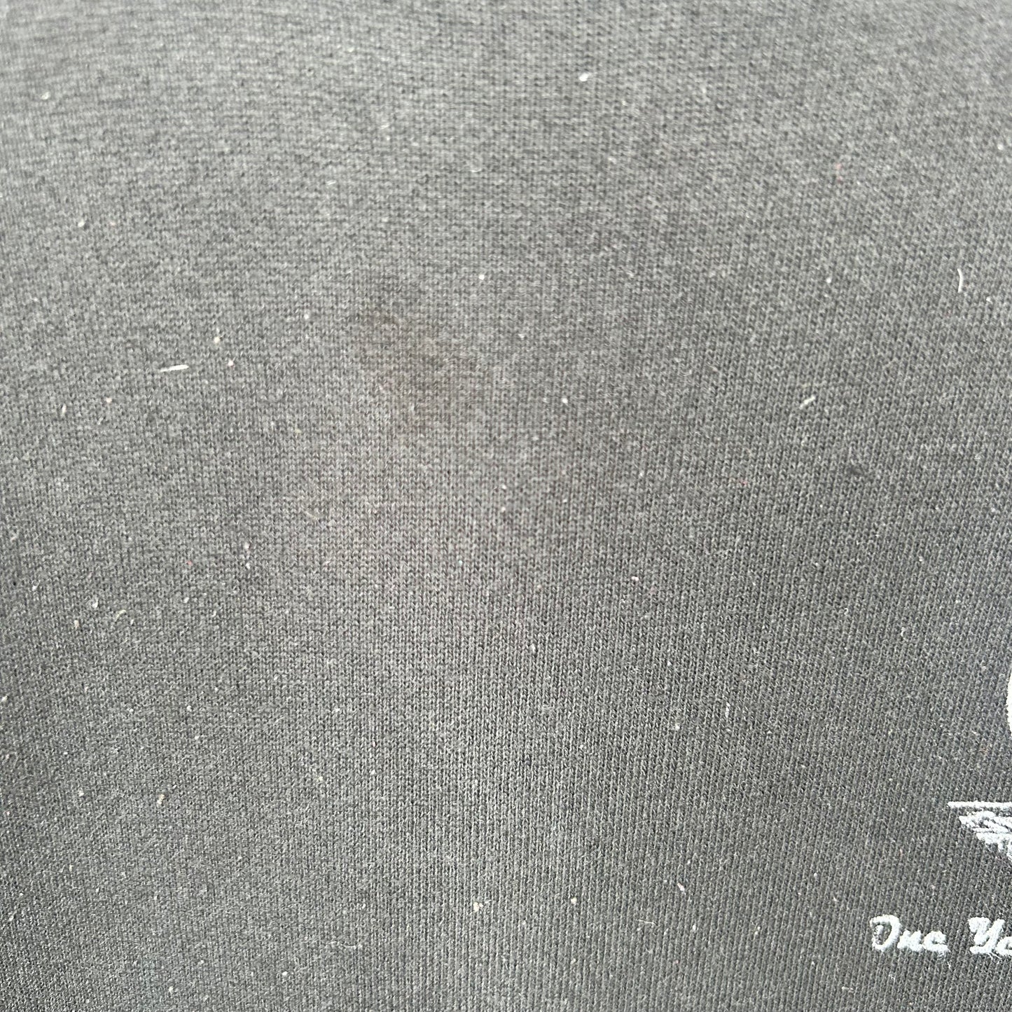 Vintage Heavyweight Black Old School Screen Printed Crewneck (XL)