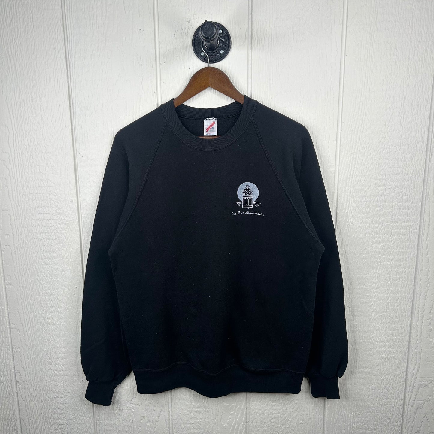 Vintage Black Old School Screen Printed Crewneck (XL)