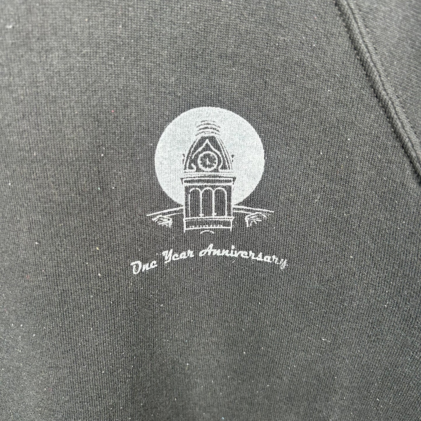 Vintage Black Old School Screen Printed Crewneck (XL)