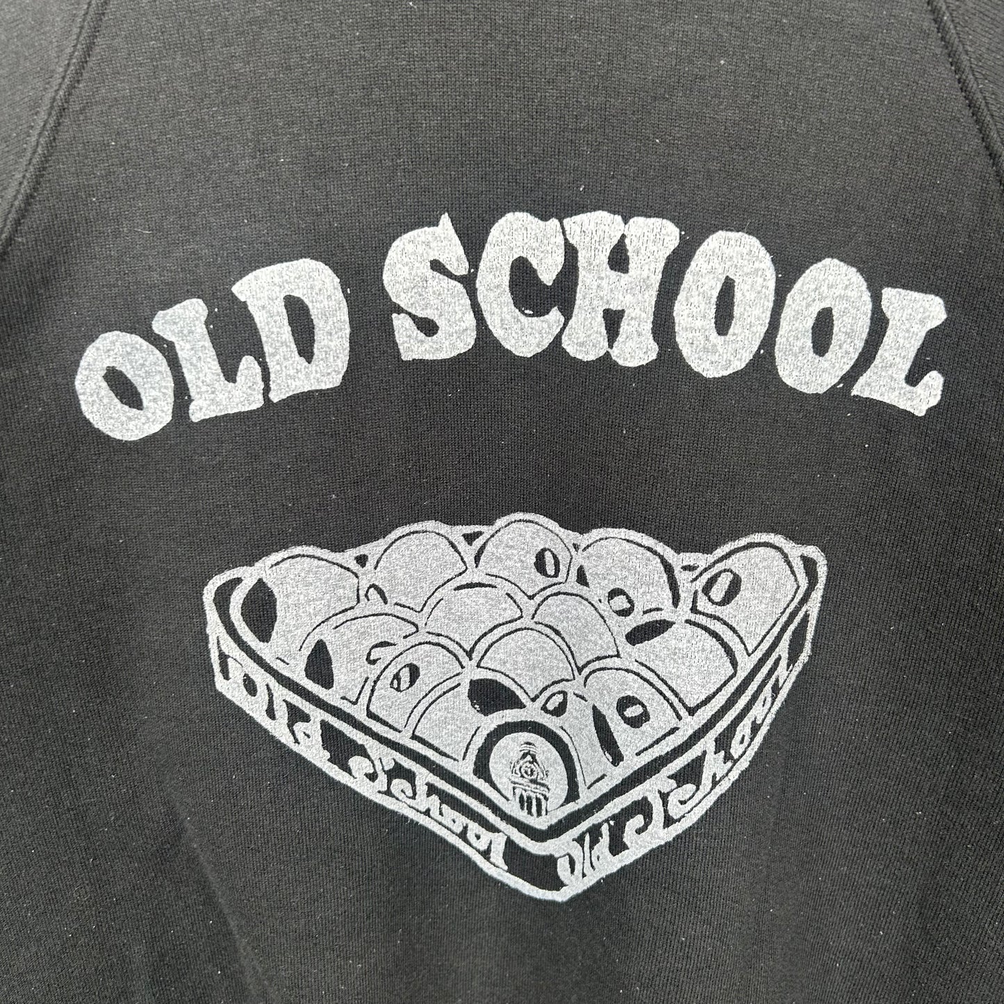 Vintage Black Old School Screen Printed Crewneck (XL)