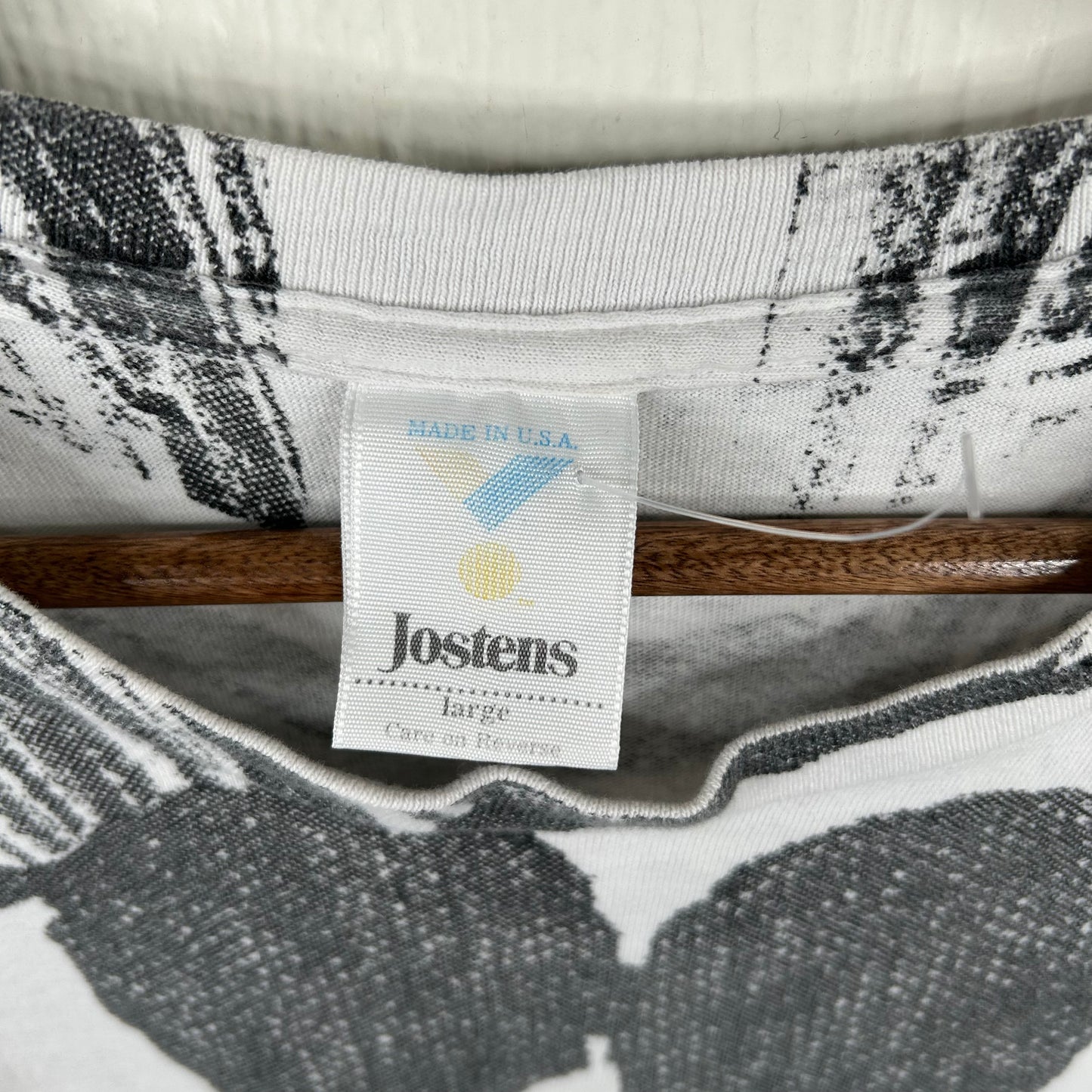 Rare Vintage 80's West Virginia University x Snoopy AOP Tee (L)