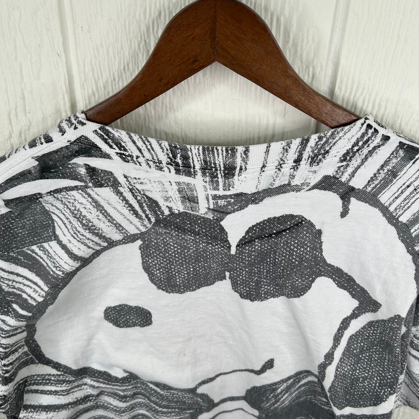 Rare Vintage 80's West Virginia University x Snoopy AOP Tee (L)