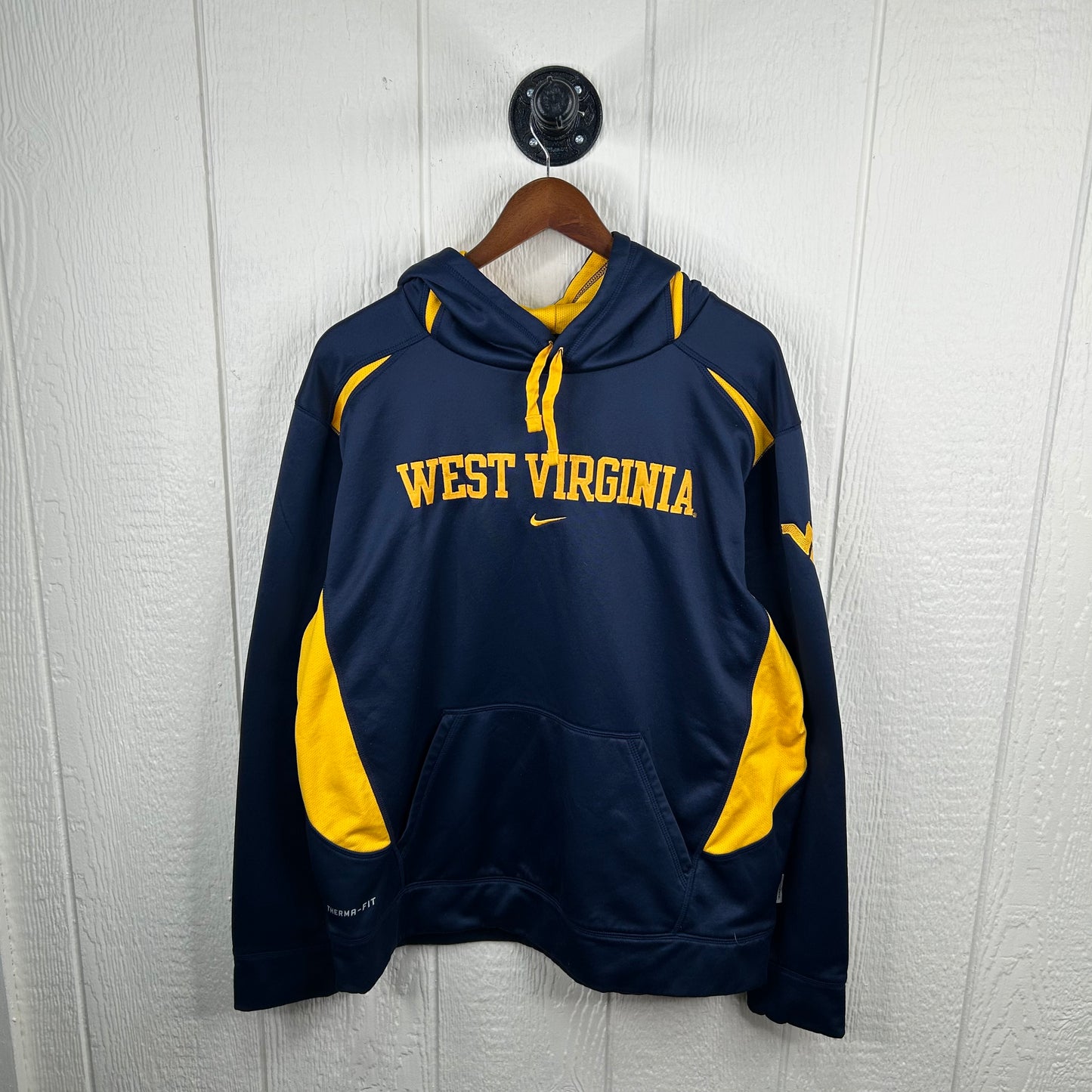 Y2K West Virginia University Nike Center Swoosh Hoodie (L)