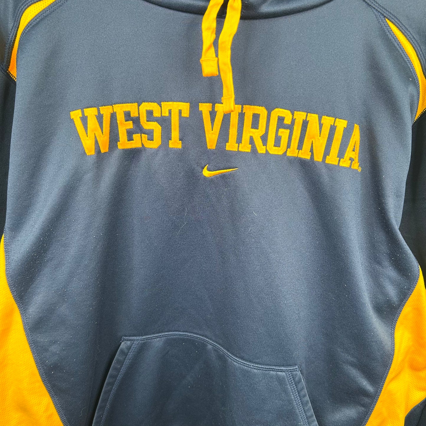 Y2K West Virginia University Nike Center Swoosh Hoodie (L)