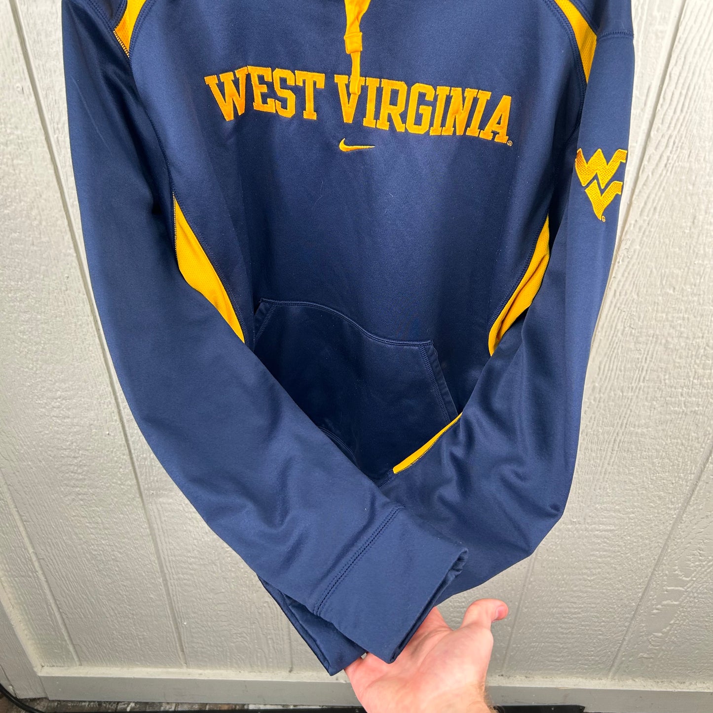 Y2K West Virginia University Nike Center Swoosh Hoodie (L)