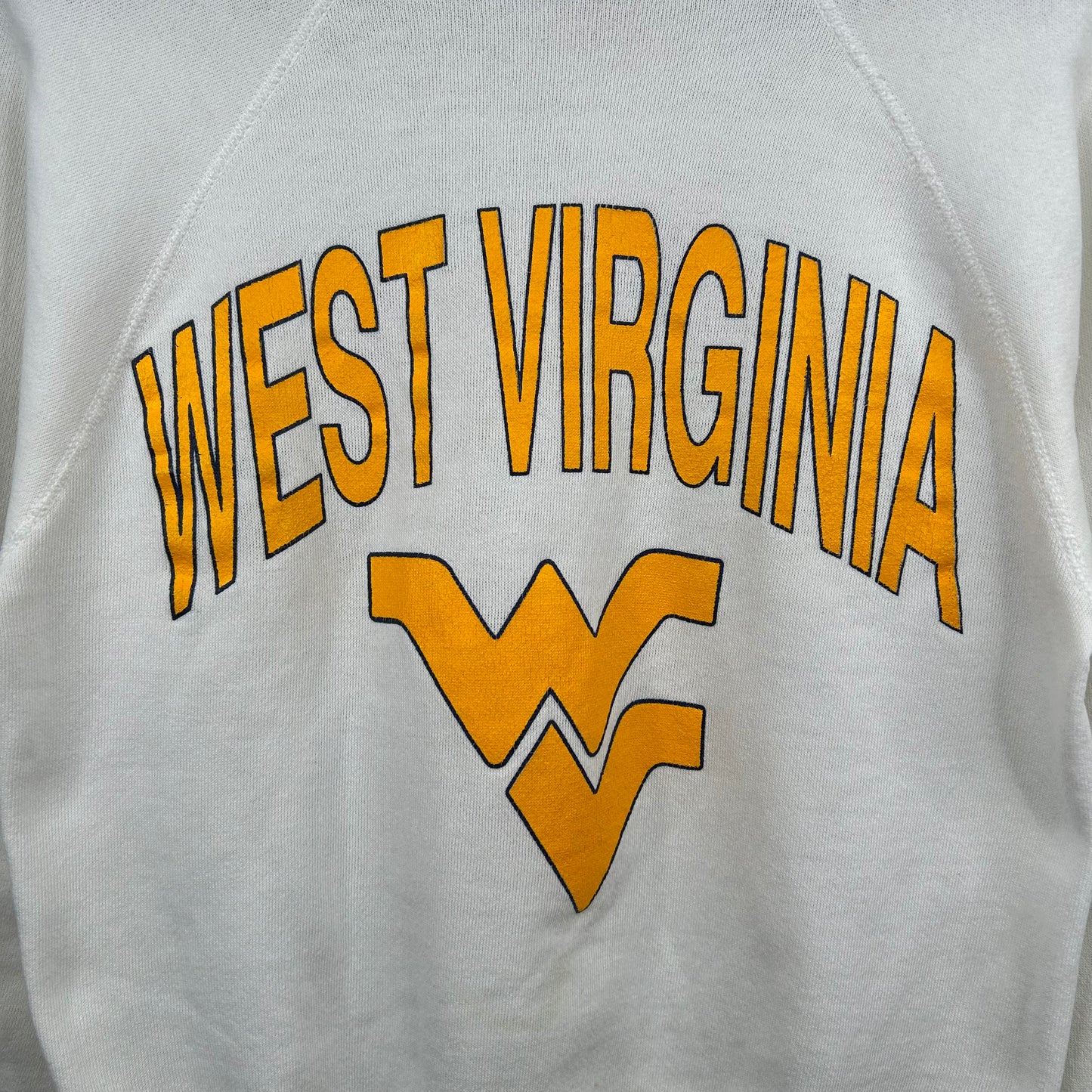 Vintage 80's West Virginia White Crewneck (S)