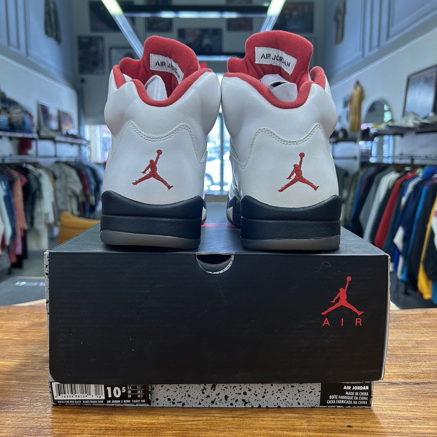 Size 10.5 - Jordan 5 Retro 2013 Fire Red