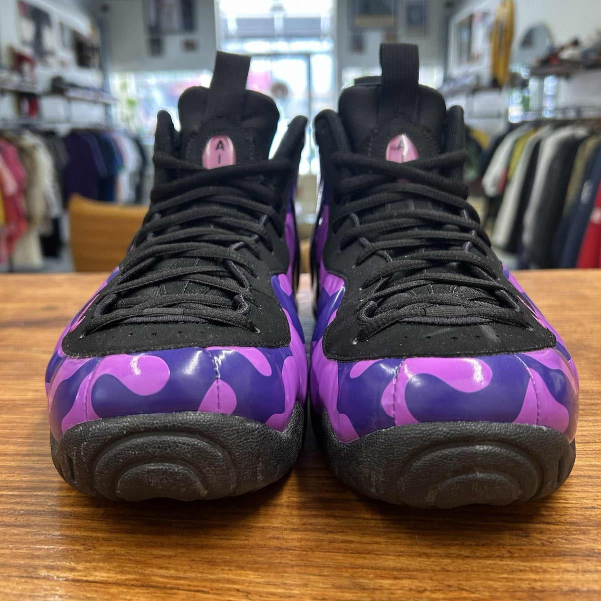 Size 11 - Nike Air Foamposite Pro Purple Camo Lightly Worn