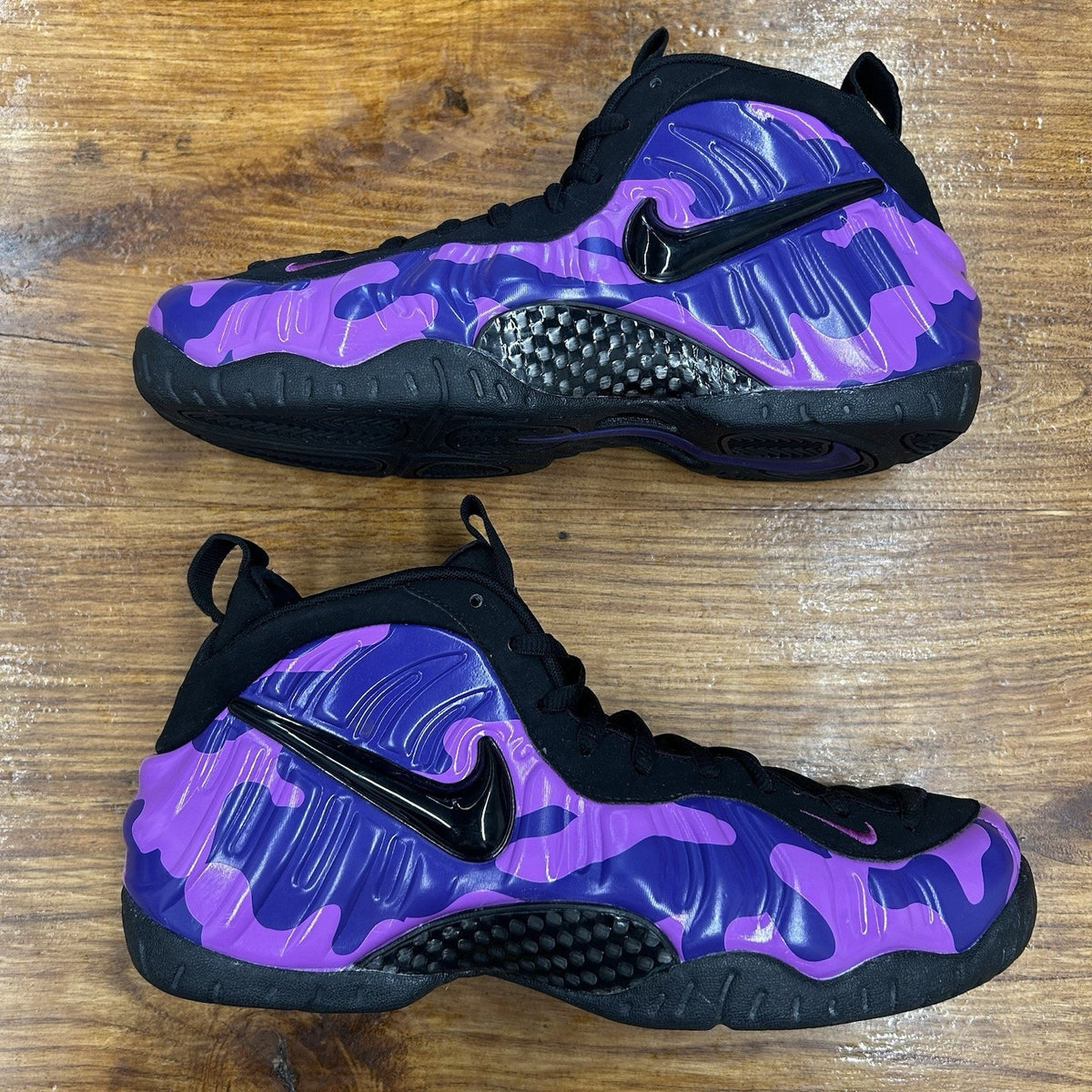 Size 11 - Nike Air Foamposite Pro Purple Camo Lightly Worn