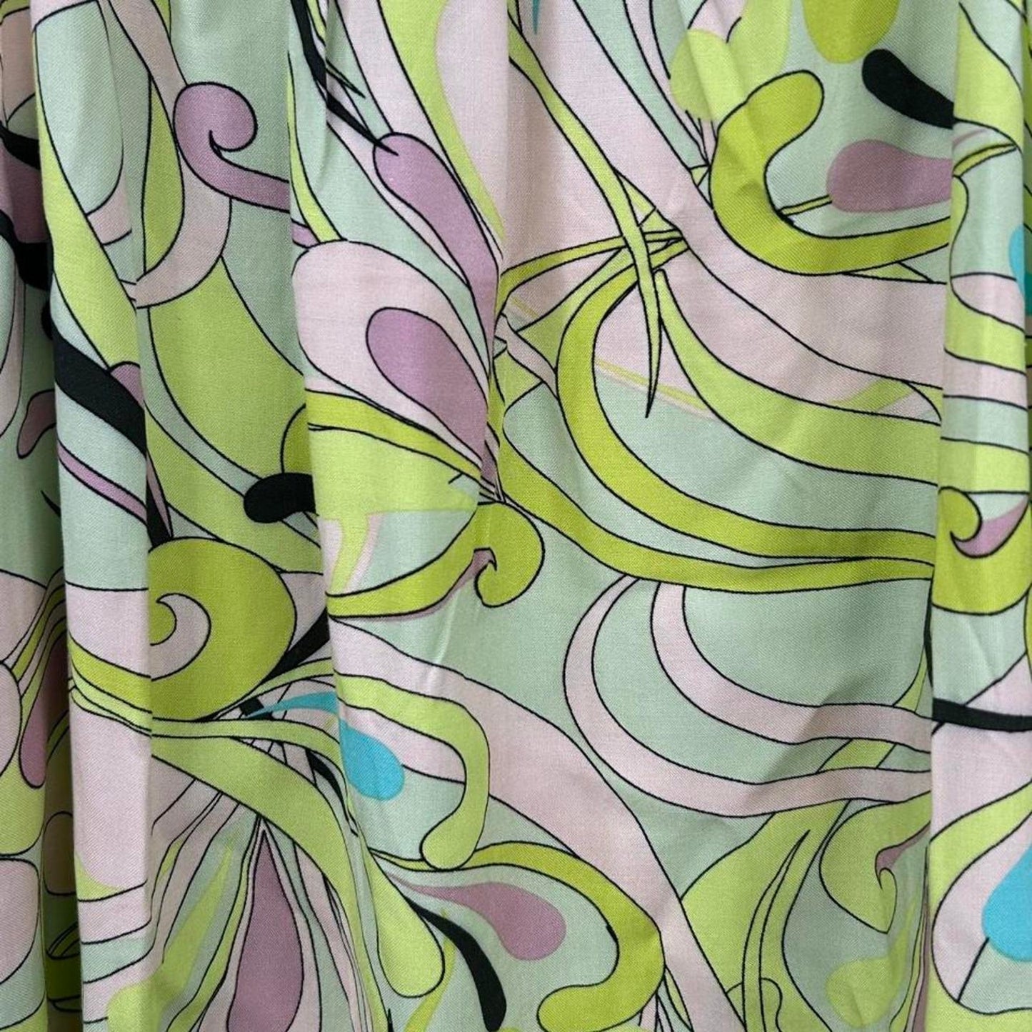 2000s y2k Pucci Style Pastel Halter Top (S)